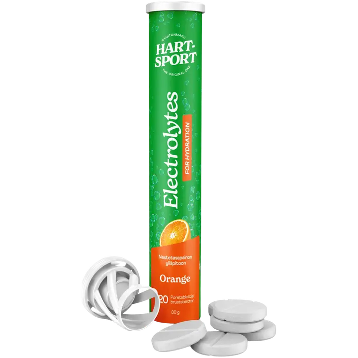 Hart-Sport Electrolytes Poretabletti appelsiini 20 tbl