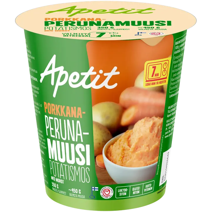 Apetit Porkkana-perunamuusi pakaste 350g