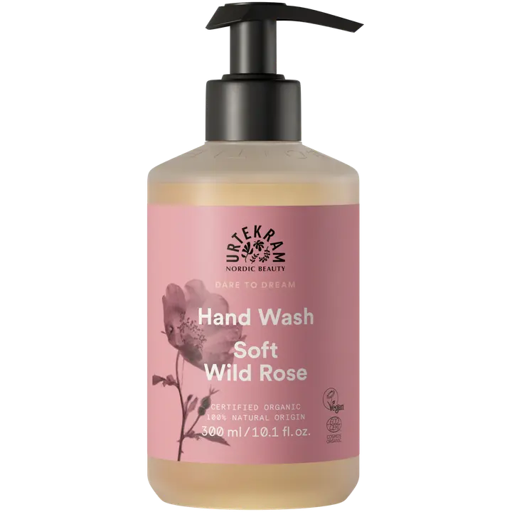 Urtekram Soft Wild Rose Nestesaippua 300ml