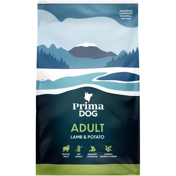 Prima Dog Lammas-Peruna kaikille aikuisille koirille 3 kg