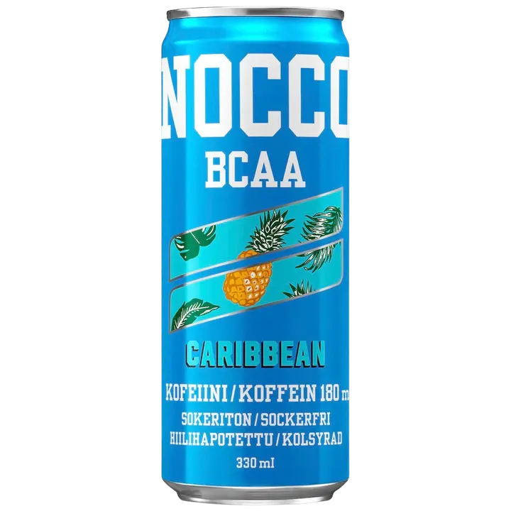 NOCCO BCAA Caribbean hiilihapotettu energiajuoma 330ml