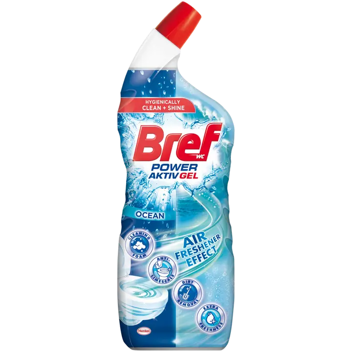 Bref power aktiv wc-geel ocean 700ml
