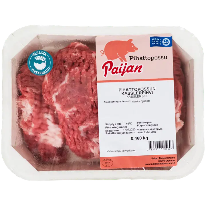 Paijan tilateurastamo Kasslerpihvi marinoitu 0,5 kg