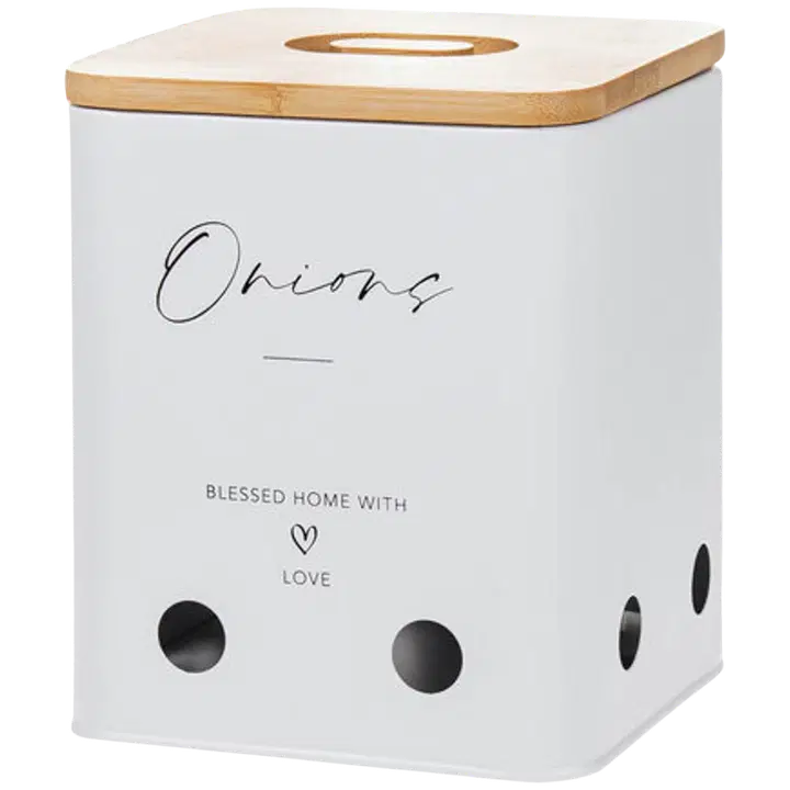 AmandaB peltipurkki onions valkoinen