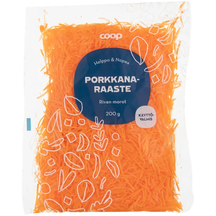 Coop porkkanaraaste 200 g