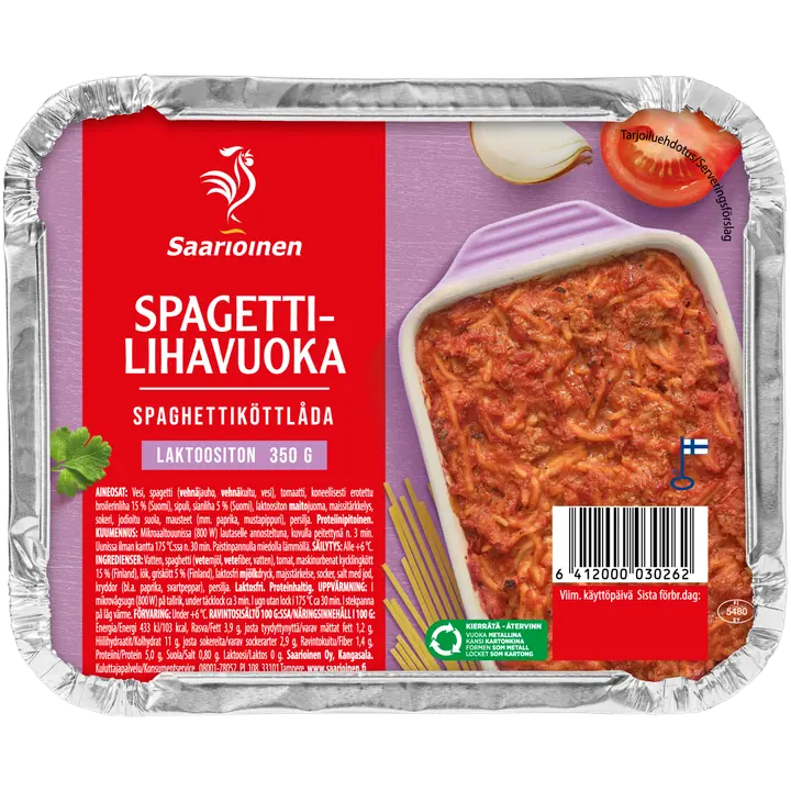 Saarioinen Spagettilihavuoka 350g