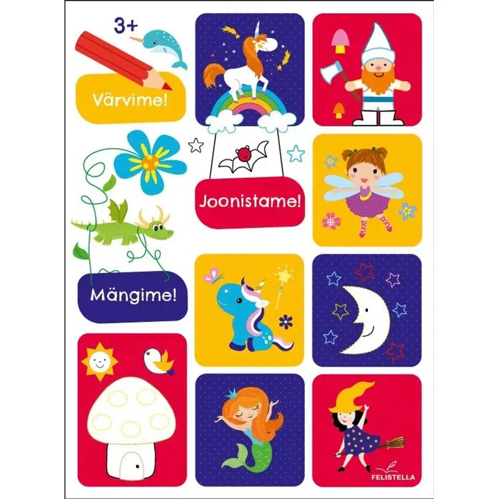 Värvime! Joonistame! Mängime! 3+