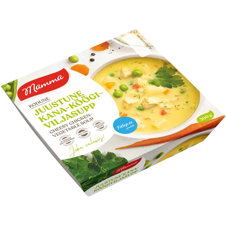 Mamma Juustune Kana-Köögiviljasupp 300 G
