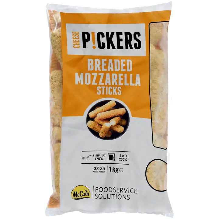 McCain paneroitu mozzarellajuustotikku 1kg pakaste