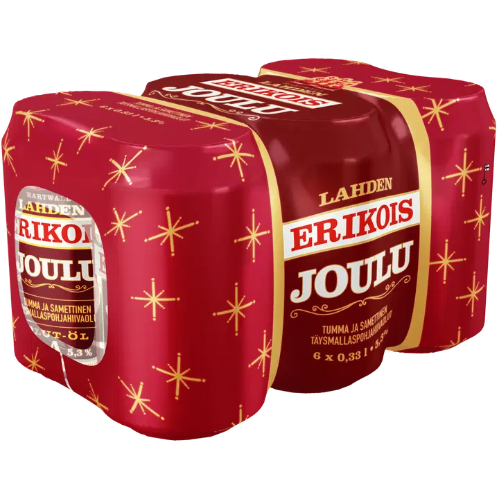 6 x Lahden Erikois Jouluolut olut 5,3% 0,33 l