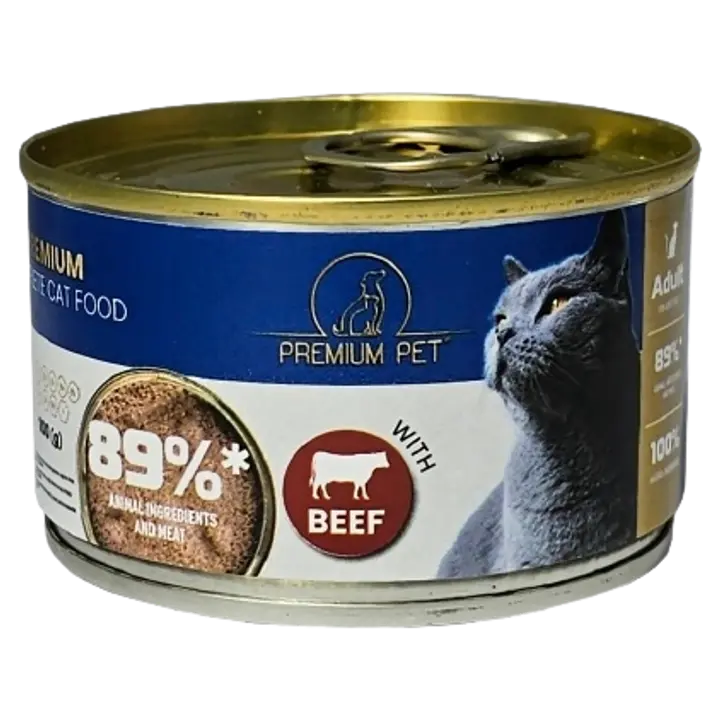 Premium Pet pasteet kassidele veiselihaga 100g