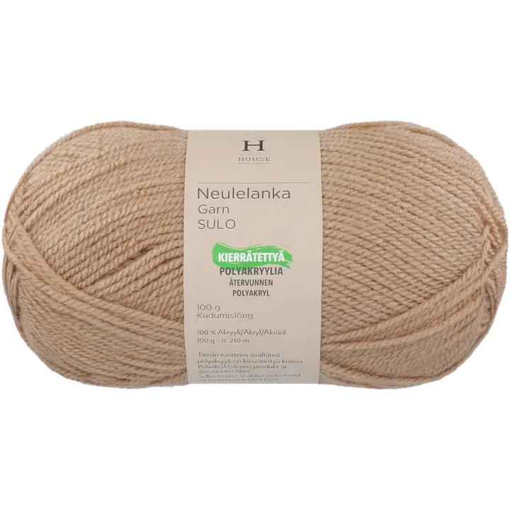 House neulelanka akryyli Sulo 100 g Taupe 257