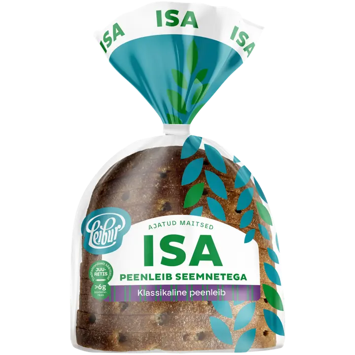 Leibur Isa Peenleib Seemnetega 390g