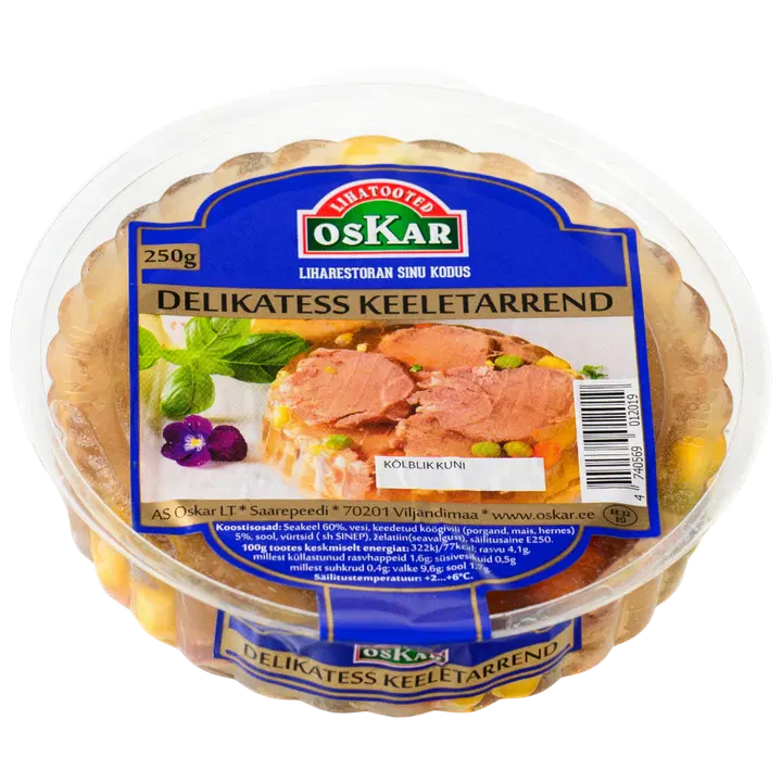 Oskar Delikatess keeletarrend 250g