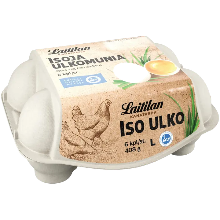 Laitilan Kanatarha iso ulko kananmuna L6
