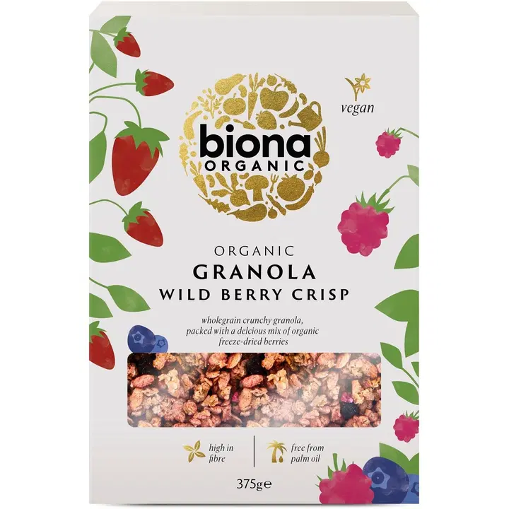 Biona luomu villimarjagranola 375g