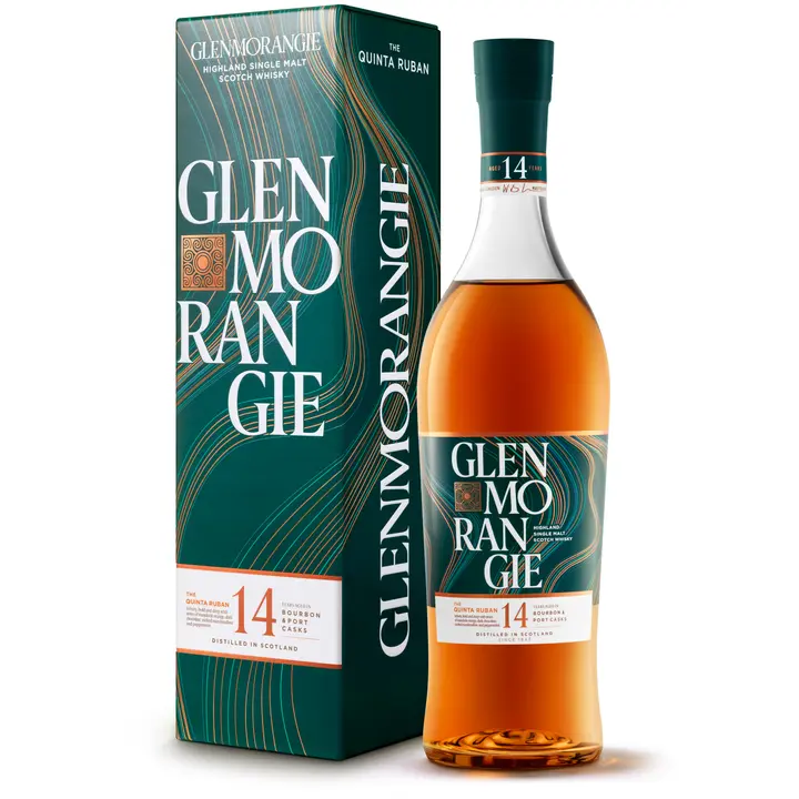 Glenmorangie Quinta Ruban 14Yo Whisky 40%vol 700ml, karbis