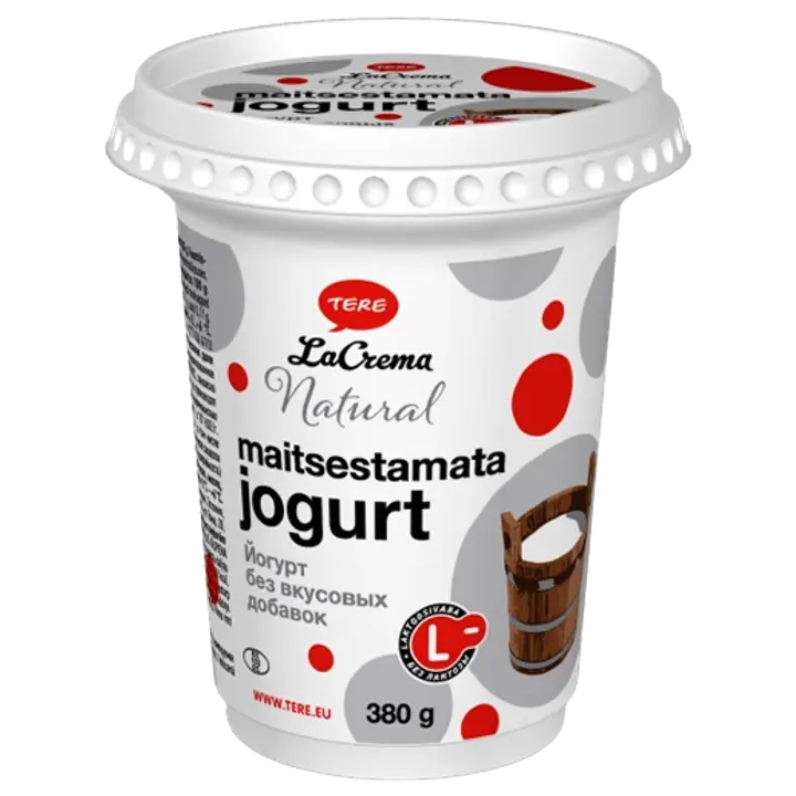 LaCrema maitsestamata jogurt, 380 g
