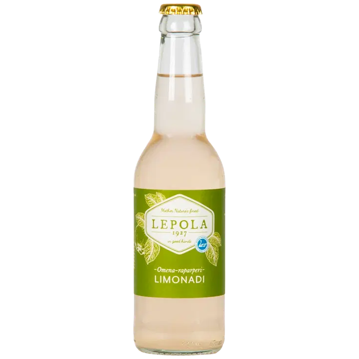 Lepola Omena-raparperi limonadi 330ml