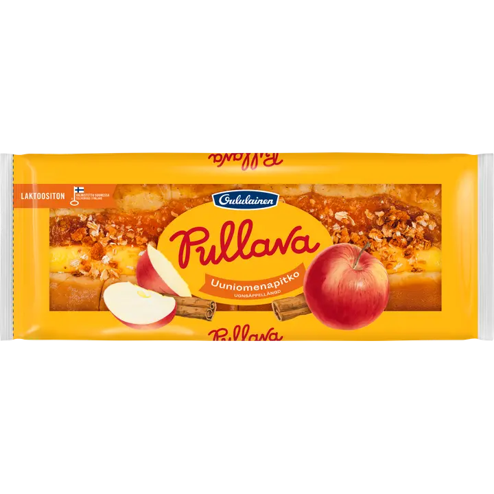 Oululainen Pullava Uuniomenapitko 420g, täytepitko, kausimaku