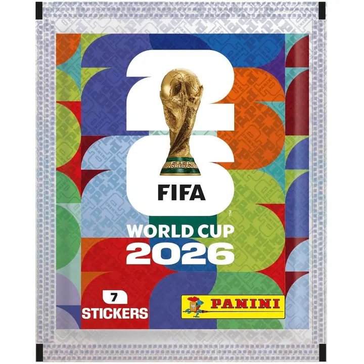 Sticker packet fifa club world cup 2026