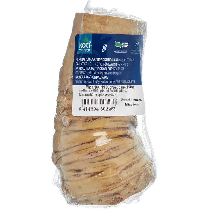 Kotimaista piparjuuri paloiteltu 150g