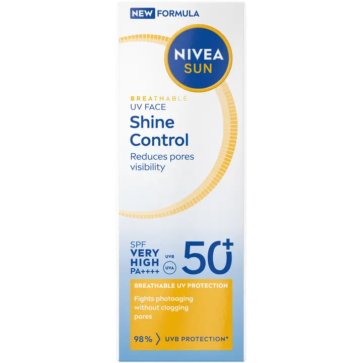 Päikesekreem näole Nivea Sun Shine Control SPF50 40ml