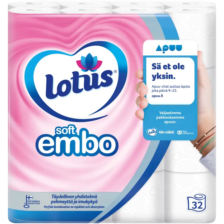 LOTUS Soft Embo wc-paperi 32 rll