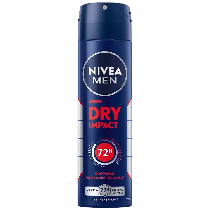 NIVEA MEN 150ml Dry Impact Deo Spray -antiperspirantti