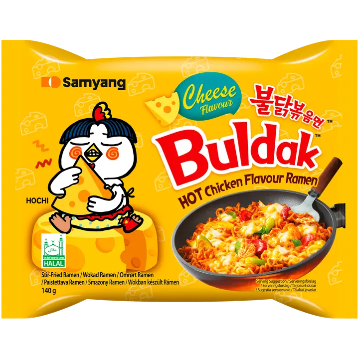 Samyang Buldak Ramen Hot Chicken Cheese Nuudeli 140g
