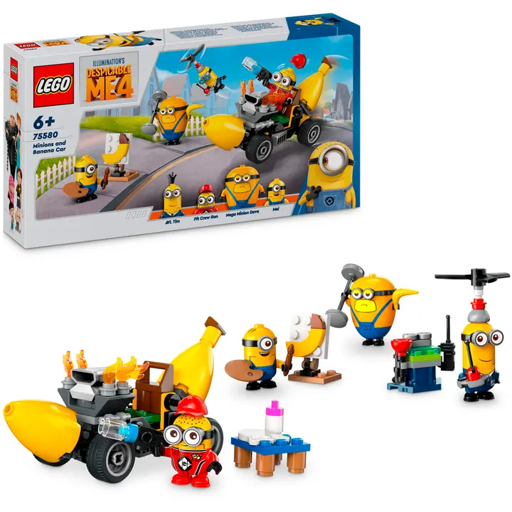 75580 Minions Ja Banaaniauto