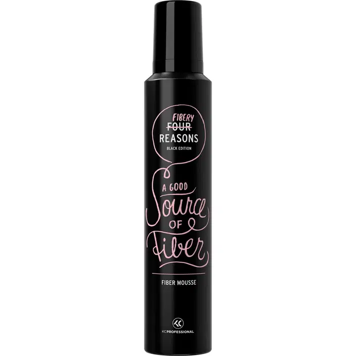 KC Professional Four Reasons Black Edition Fiber Mousse kuitumuotovaahto 200 ml