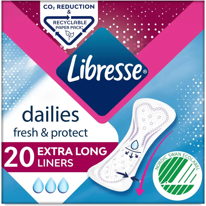 Libresse pesukaitse Extra Long 20tk