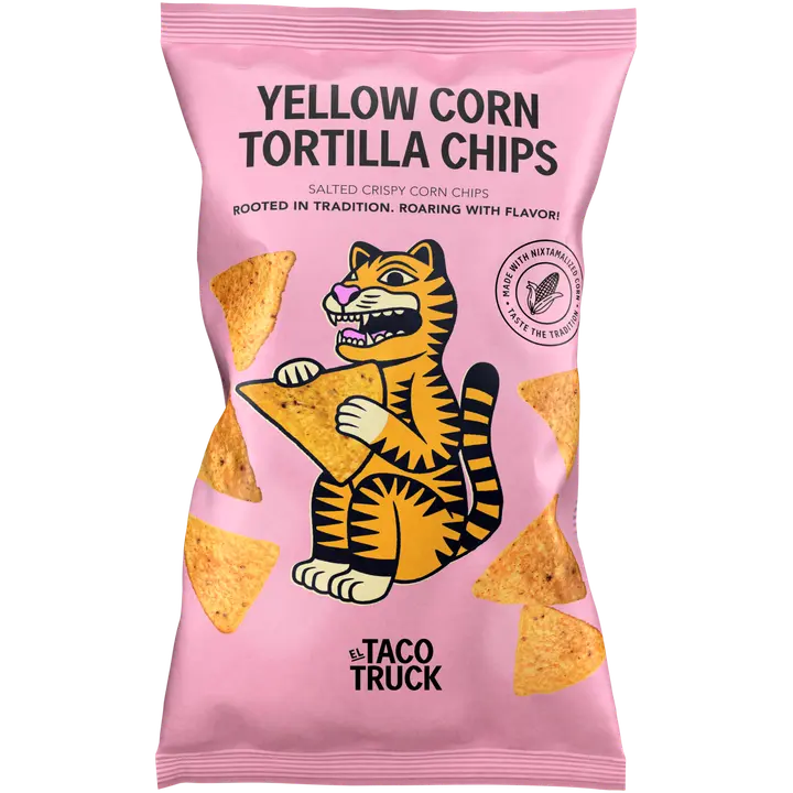 El Taco Truck 185g Salted Yellow Corn Chips Tortillalastut
