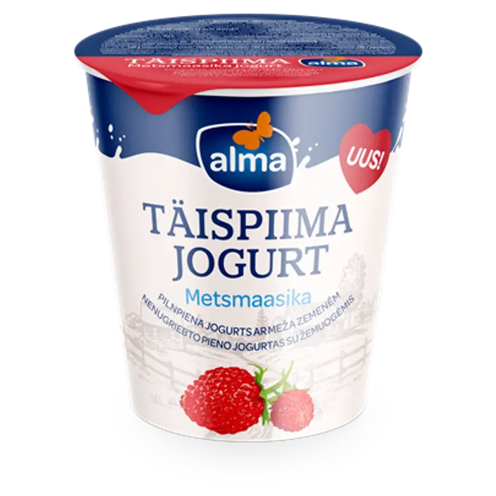 Alma täispiimajogurt metsmaasika 350g