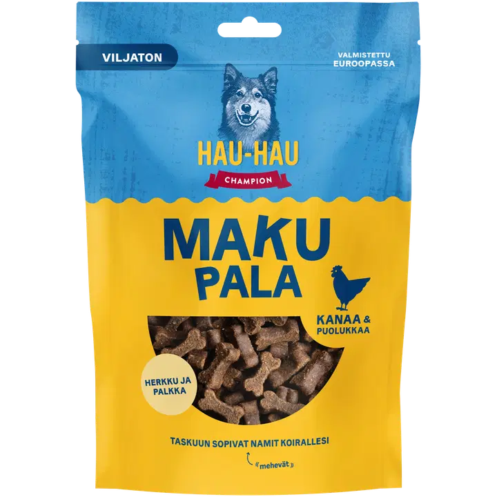 Hau-Hau Champion Viljaton Makupala kana-puolukka 200 g