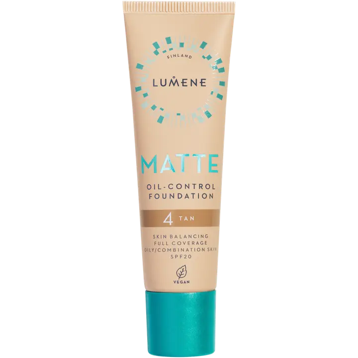 Lumene Matte Oil-control Mattameikkivoide SPF20 4 Tan 30 ml