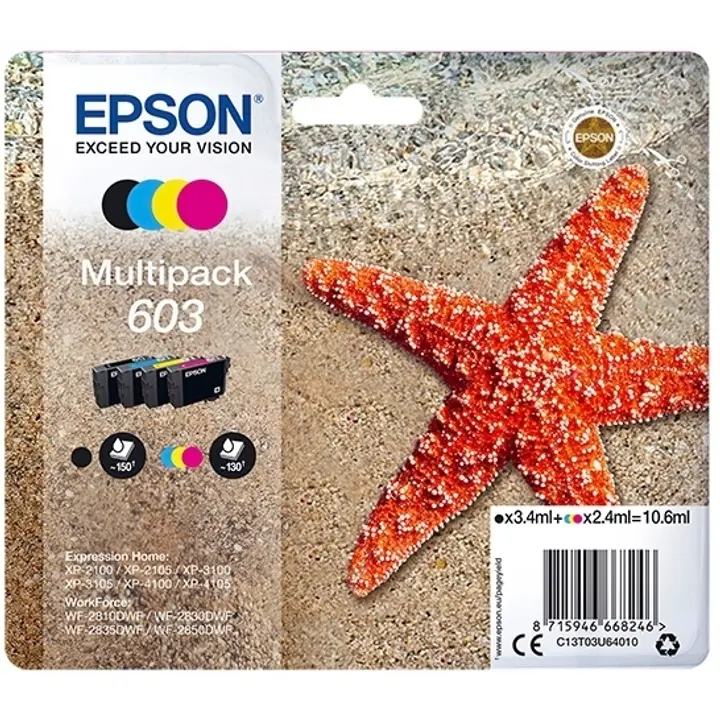 Epson 603 mustepatruuna multipack