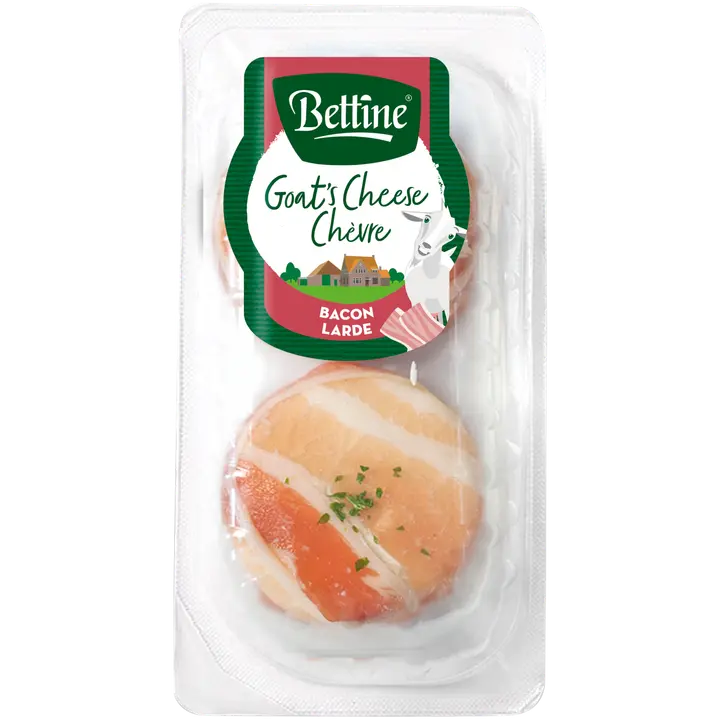 Bettine Fresh Goatcheese & Bacon 2x60g