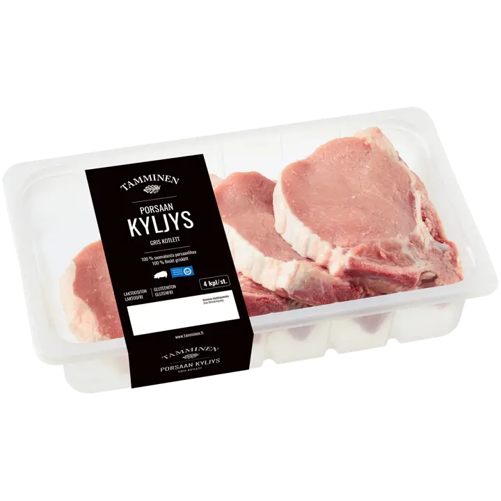 Tamminen porsaan kyljys n600g
