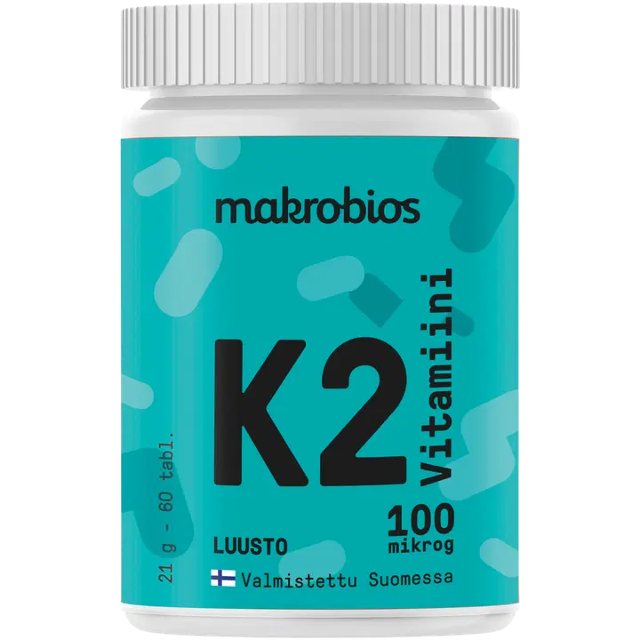 Makrobios K2 vitamiini 60 tablettia 21g