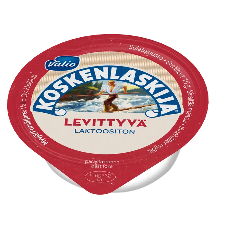 Valio Koskenlaskija® nappi sulatejuusto laktoositon 15 g