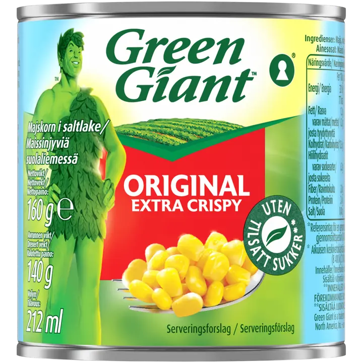 Green giant magus mais soolvees 160/140 g