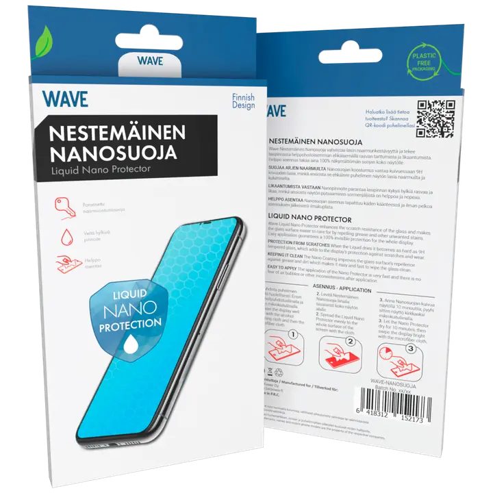 Vedel ekraanikaitse Nano