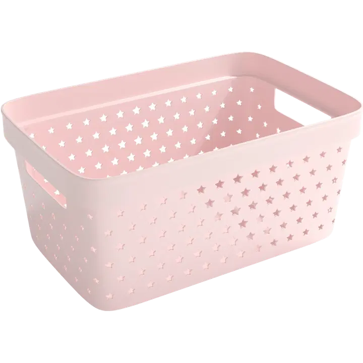 Säilytyskori Star Basket 4,5l vaaleanpunainen