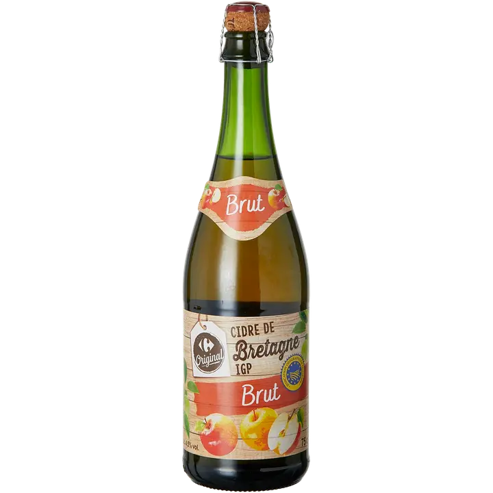 Carrefour Original kuiva omenasiideri 4,5 % 0,75 l