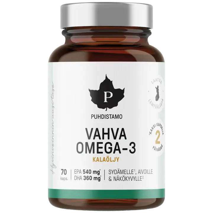 Puhdistamo Vahva Omega -3 70 kaps