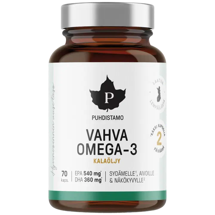 Puhdistamo Vahva Omega -3 70 kaps