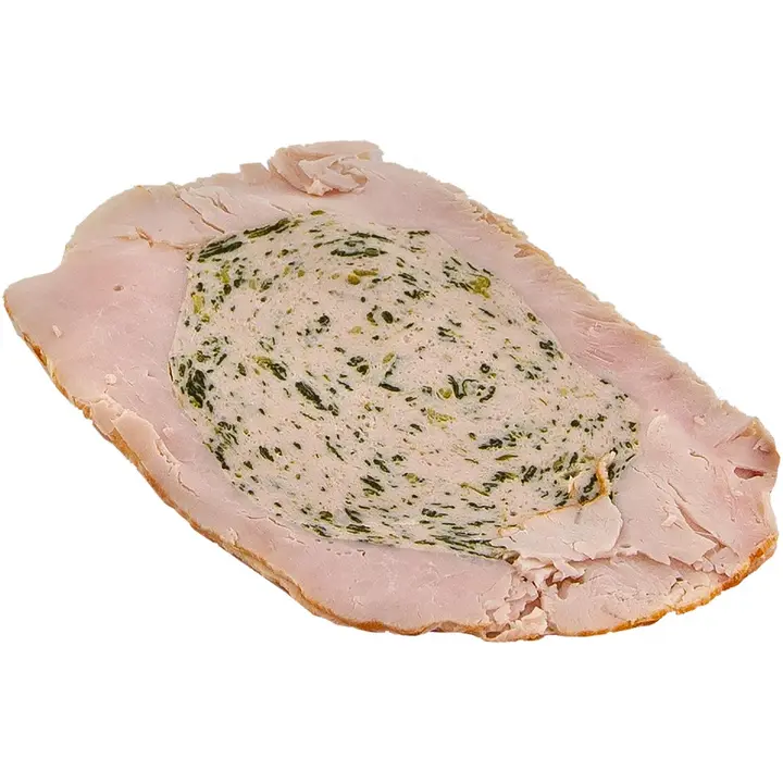 Dieter Hein Paistettu kalkkunanrinta pinaatti-kanatäytteellä