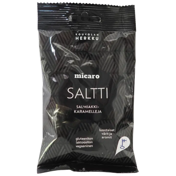 Kouvolan Herkku saltti suolasalmiakkikaramelleja 80 g